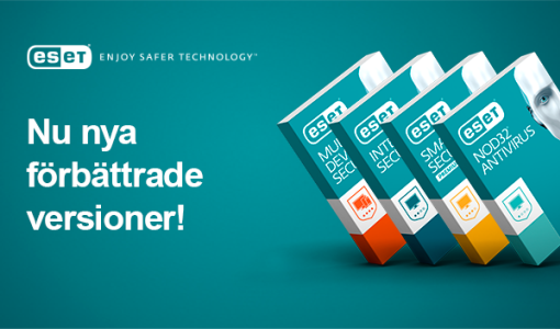 ESET lanserar en förbättrad konsumentproduktportfölj för högsta skyddsnivå
