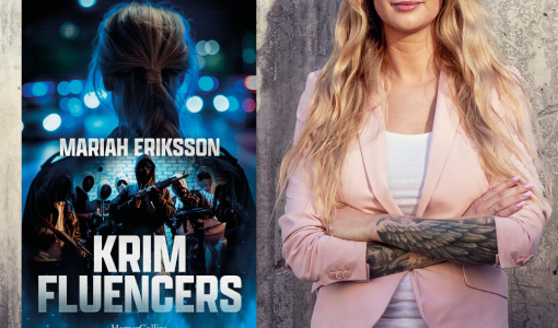 Krimfluencers – Tunna blå linjen i bokformat, om verkligheten bakom rubrikerna, skriven av polisen Mariah Eriksson