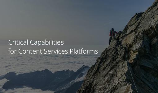 M-Files erkänd i Gartner 2020 Critical Capabilities for Content Services Platforms