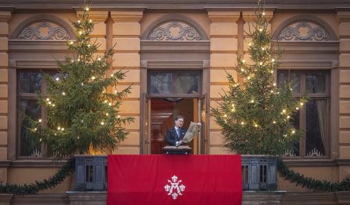 Meddelande och medieinbjudan: Åbo utlyser julfreden