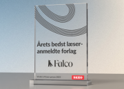 Falco kåret som årets bedst læseranmeldte forlag af Saxo