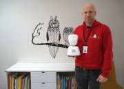 Åbo skaffade två nya undervisningsrobotar som stöd för allvarligt sjuka barns skolgång