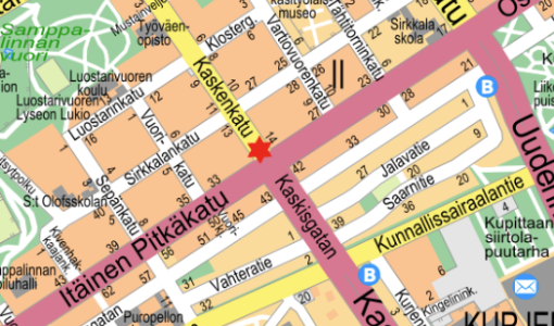Kabelarbete på Kaskisgatan 6.10.-9.10.2026