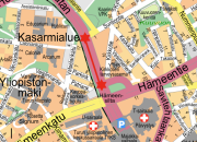 Grönbyggnadsarbete på Helsingforsgatan 2.11.-6.11.2026