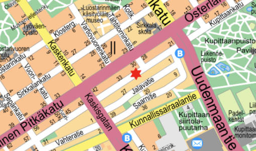 Avlopps- och vattenledningsarbete på Kuppisgatan 2.11.-6.11.2026